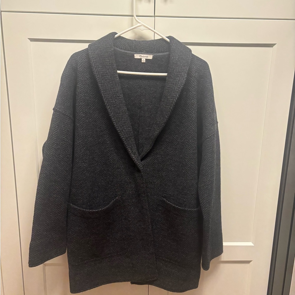 Madewell Oversized Herringbone Blazer